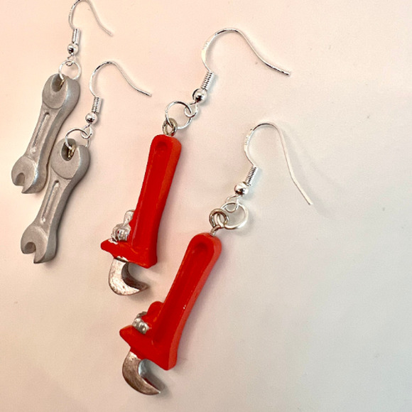 Mechanic Earrings - Wrench Earrings - Tool Box Earrings - Gifts for Mechanics - Picture 5 of 10